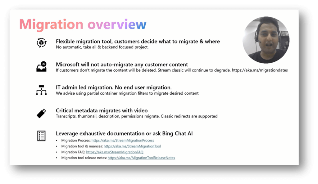 The problem with the Microsoft Migration ending.