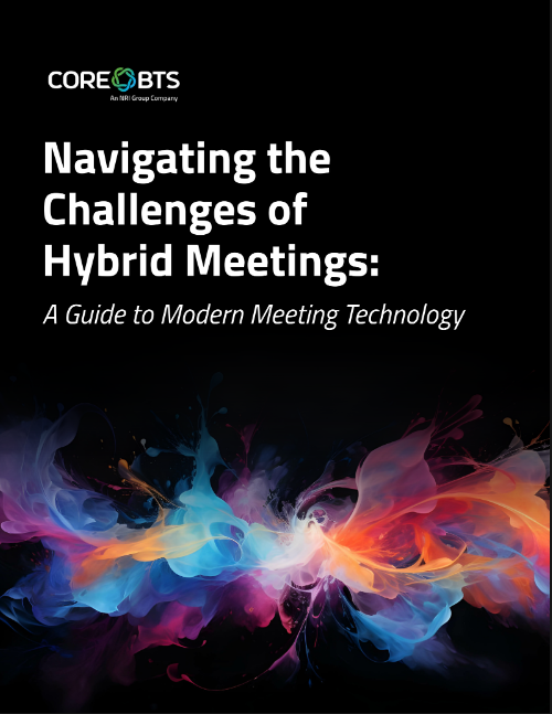 Navigating the Challenges of Hybrid Meetings eBook Cover Image